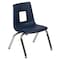 Flash Furniture Advantage Navy Student Stack School Chair, 12" ADV-SSC-12NAVY - alternate 5
